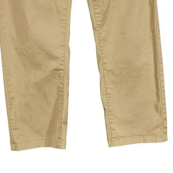 Camicissima Chino Pants sz 54 IT 34 US Beige Milano Italy Stretch Cotton 27"
